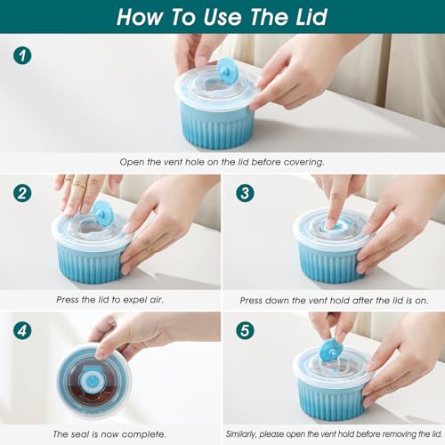 6 oz Ramekins with Lid (Blue / 6 oz)