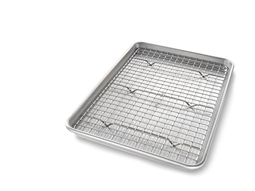 Jelly Roll Baking Pan and Bakeable Cooling Rack (Jelly Roll (Pack of 1) / Jelly Roll Pan & Rack Set)