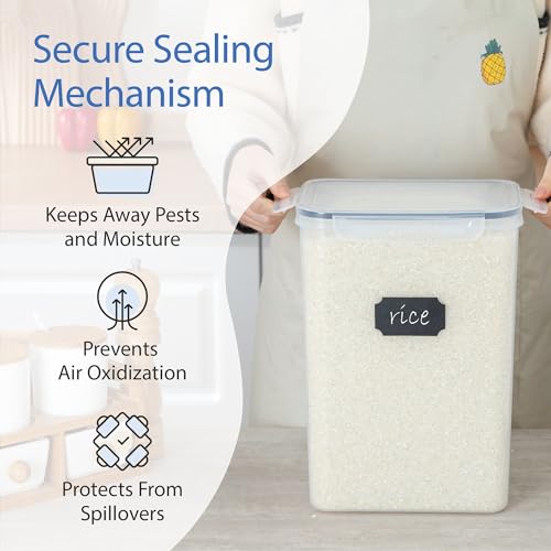 Large Airtight Food Storage Containers with Lids