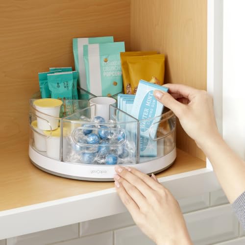 Crazy Susan Lazy Susan Organizer (6 Bins / Crazy Susan 11")