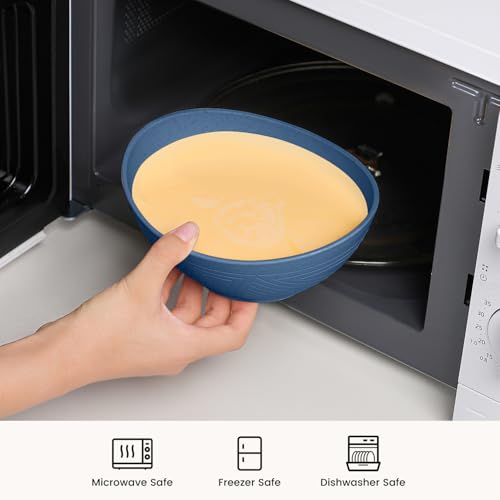 Wheat Straw Bowls Set 26 OZ (Multicolor / 26 oz)