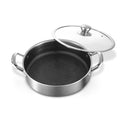 Saute Pan 10 Inch Nonstick Deep Frying Pan (Stainless-steel / 10inch)