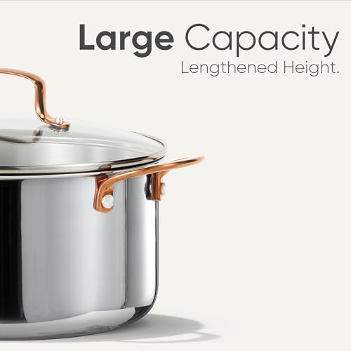 8 Qt Tri Ply Stainless Steel Stockpot (Sliver / 8 Quarts)