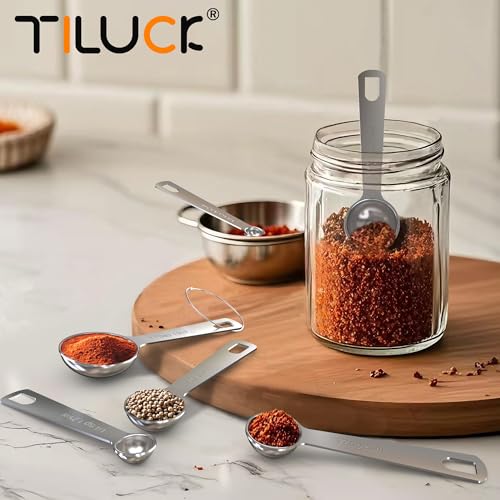 Stainless Steel Measuring Cups & Spoons Set