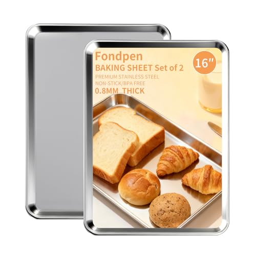 Baking Sheet Set of 2 (2 set of 16x12x1 inch)