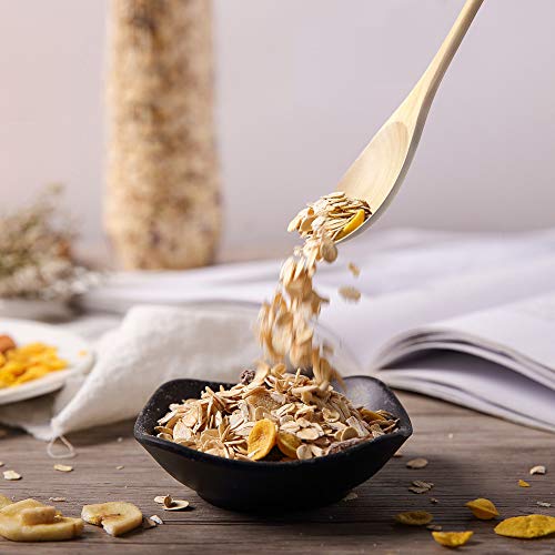 9In Wooden Spoons (6 Pcs Yellow Japanese Natural Wooden Spoon)
