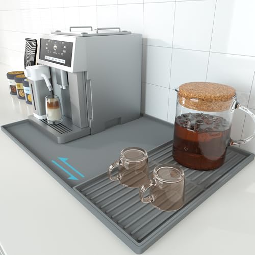 Coffee Bar Mat Set (Gray)