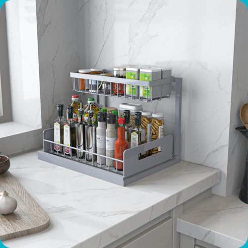 Under Sink Organizer (Grey / 1 Pack)