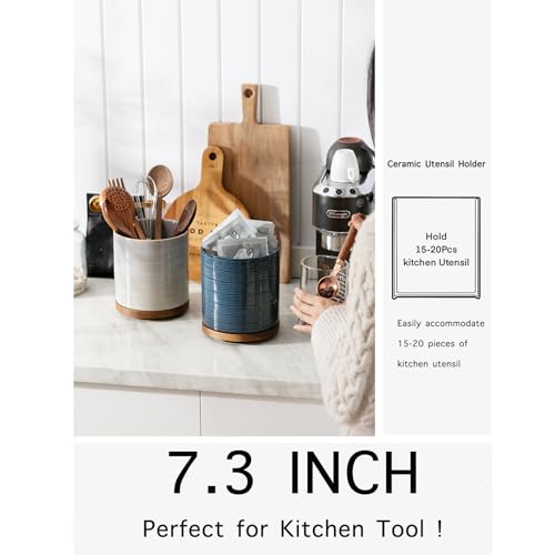 Utensil Holder (Dusty Blue)