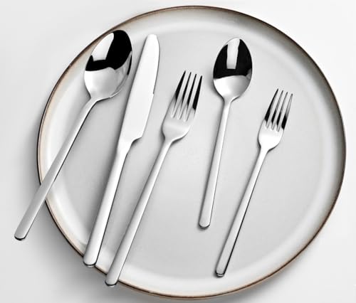 40 Piece Silverware Set (40 Piece / Silver)