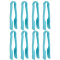 8 Pcs Toaster Tongs (6 Inch / Blue)