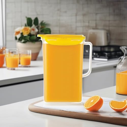 Aqua Fridge Door Water Jug (64 Ounces / Yellow)