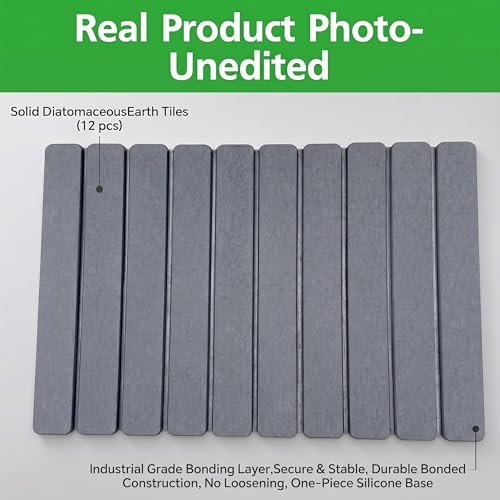 Stone Drying Mat for Kitchen Counter 16x24 Inch (Grey Set)