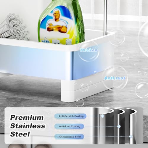 Sponge Holder for Kitchen Sink (E-white)