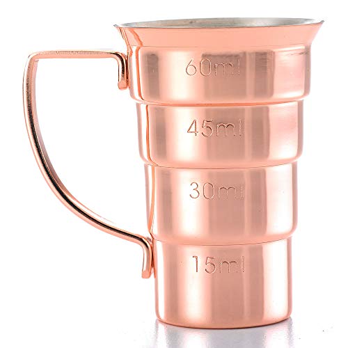 M37108CP Drink Jigger (Copper w/Handle)