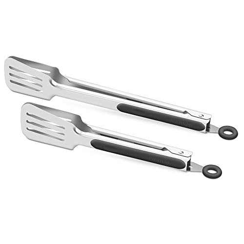 Kitchen & Grill Tongs Set of 2 (Black)