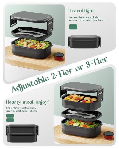 Bento Lunch Box (Black)