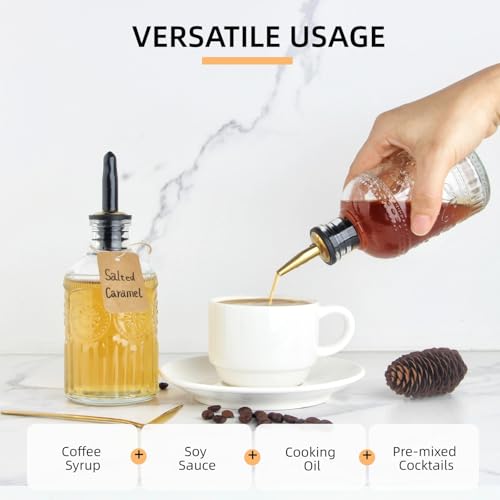 Simple Syrup Bottles Set of 2