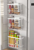 3 Piece Kitchen Cabinet Door Storage Box (White3)