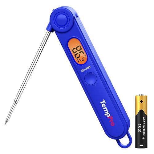 TempSwift Digital Meat Thermometer for Cooking (Blue)