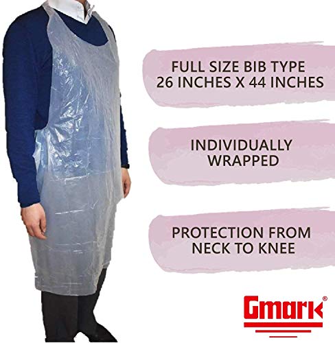 Poly Apron Individual Wrapped (100)