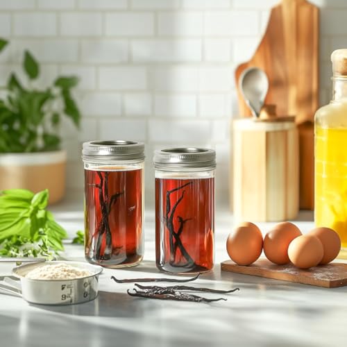 12 oz Mason Jars (12 fl oz x 6 - Regular Mouth)