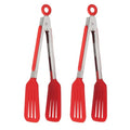 Slotted Flipper Tongs (Flipper Tongs, Set of 2)