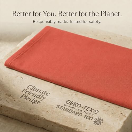 Kitchen Towels Cotton Dish Towels 20”x30” (20" x 30" (Set of 6) / 158 Rust)