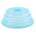 Collapsible Silicone Microwave Plate Cover Splatter Guard (11" / Blue)