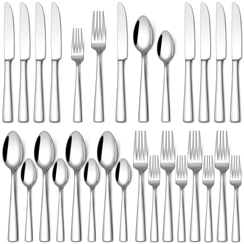 20 Piece Silverware Set (Silver)