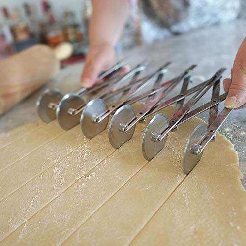 6 Wheel Stainless Steel Cutter (6 Wheel - 4" Straight Cutters)