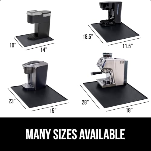 Silicone Coffee Mat (Black / 15" X 23")