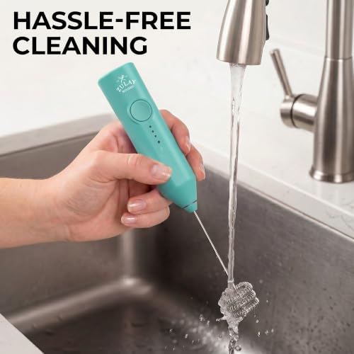 Rechargeable Milk Frother Handheld (ZK Dynamic Tornado Mint / Rechargeable Z1 Motor Max)