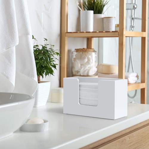 Paper Towel Dispenser Countertop (11.02" x 4.65" x 6.57" / 1 Pack-white)