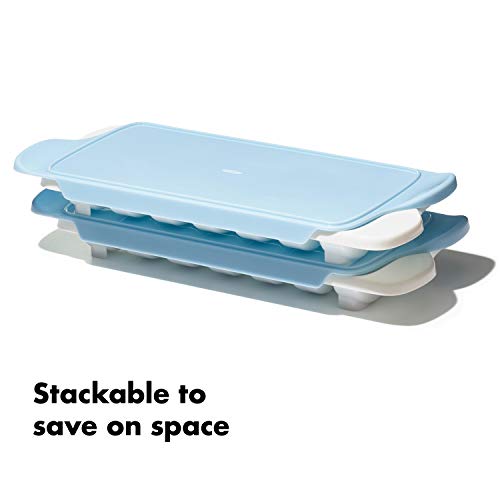 Good Grips Flexible Ice Cube Tray with Lid (2-Pack Ice Cube Tray)