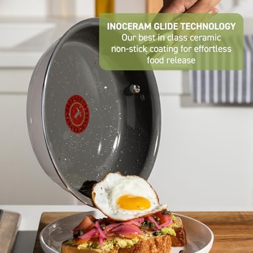 Preserve Ceramic Nonstick Frying Pan 2 (Beige / 2-Piece Set)