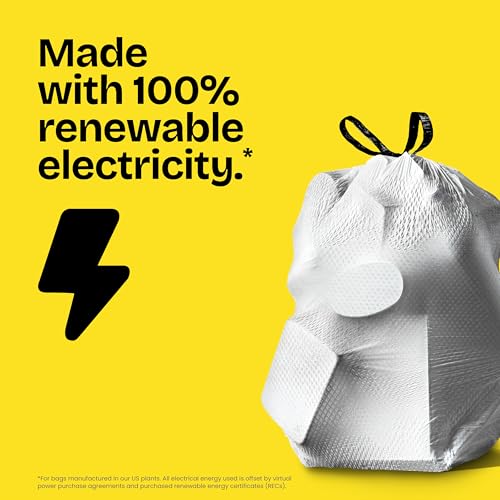 ForceFlex Tall Kitchen Drawstring Trash Bags (140 Count (Pack of 1))