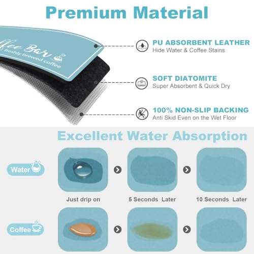 Dish Drying Mat (Blue / 18" x 24")