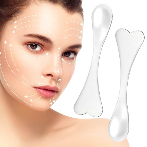3pcs Mini Stainless Steel Makeup Spatula (3pcs F Style-Silver)