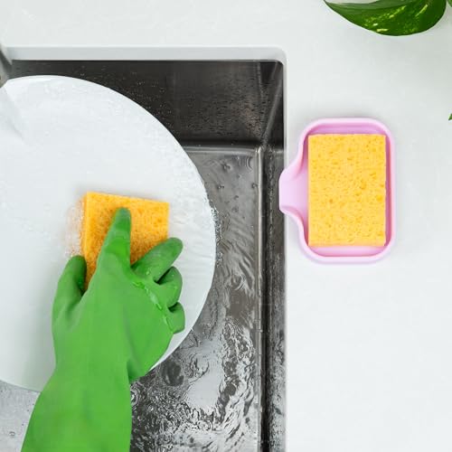 Small Silicone Sponge Holder (Lavender (Small) / Small (4.9x3.3))