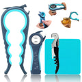 Jar Opener for Weak Hands (Blue and Grey)