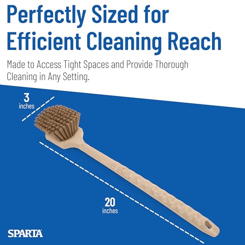 20" Floater Scrub Brush with Long Handle