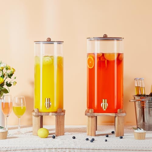 2 Gallon Large Drink Dispenser for Parties (2 gallon)