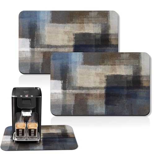 Coffee Mat for Countertops (Gray Blue)