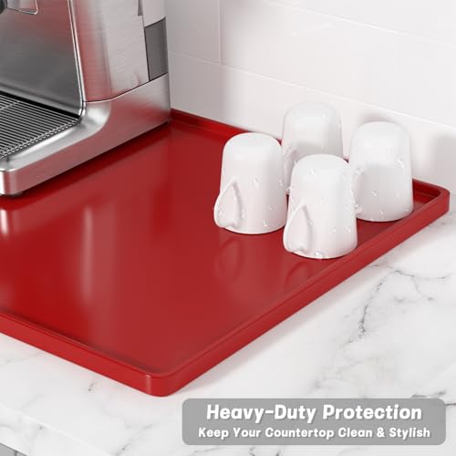 Silicone Coffee Mat (Red / 12" x 19")