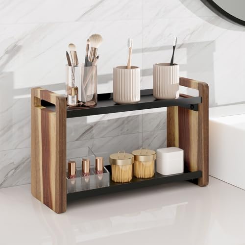 Bathroom Counter Organizer (Acacia 2 Tier)