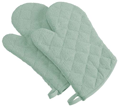 Basic Terry Collection 100% Cotton Quilted (Mint / Oven Mitt)