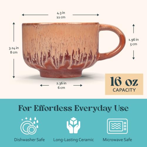 Pottery Style Coffee Mug (Jupiter)