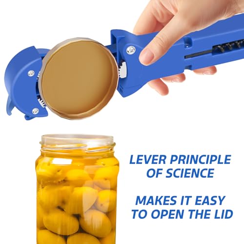 Jar Opener for Seniors with Arthritis (Blue)