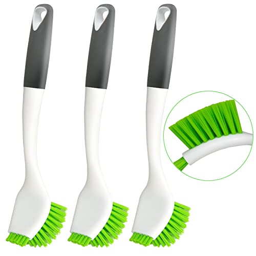 3 Pack Dish Brush (Double-sided Bristles Dish Brushes)